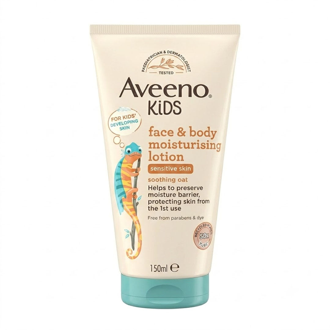 Aveeno Kids Face & Body Moisturising Lotion For Sensitive Skin, 150 ml