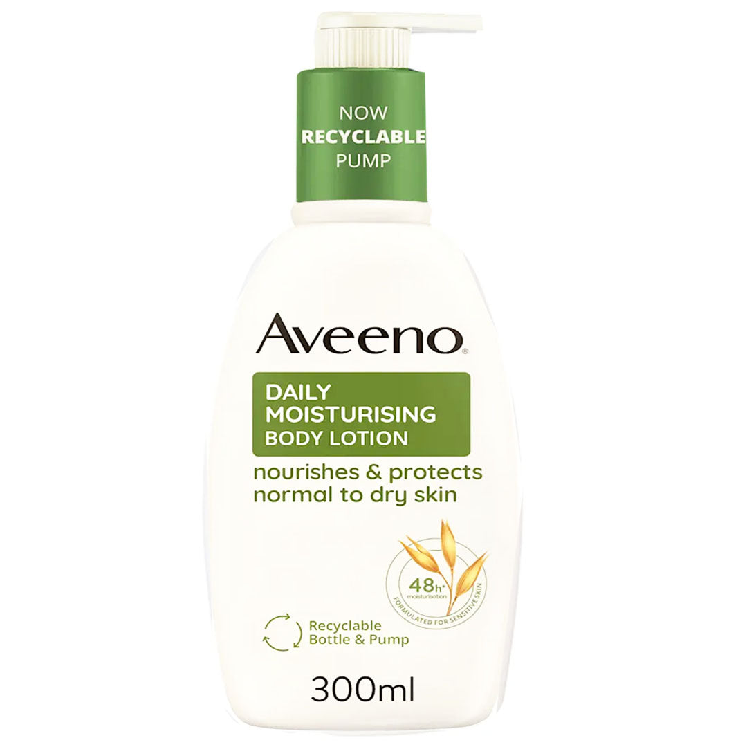 Aveeno Daily Moisturising Body Lotion for Normal to Dry Skin, 300ml