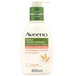 Aveeno Daily Moisturising Yogurt Body Cream Apricot Honey Scent, 300ml