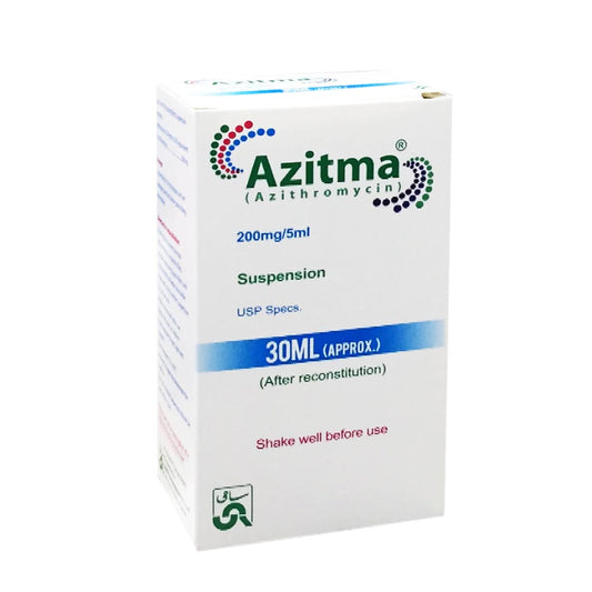 Azitma Susp 200mg/5ml, 30ml - Sami Pharma