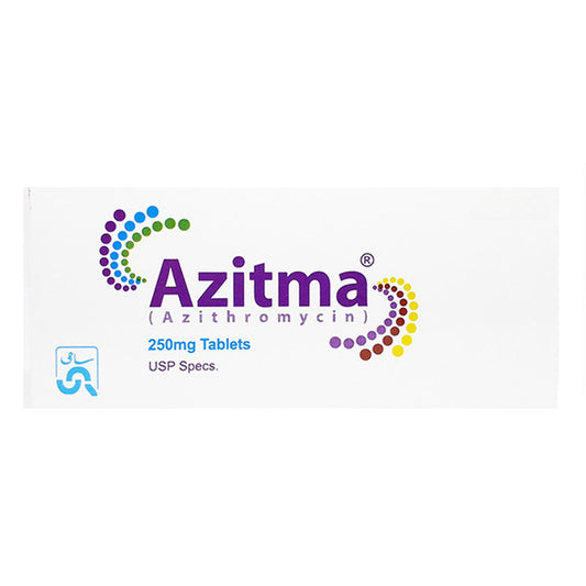 Azitma (Azithromycin) 250mg, 12 Ct - Sami Pharma