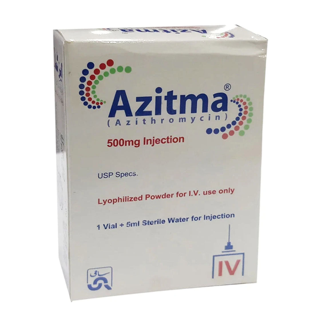 Azitma (Azithromycin) 500mg Injection, 1 Ct - Sami Pharma