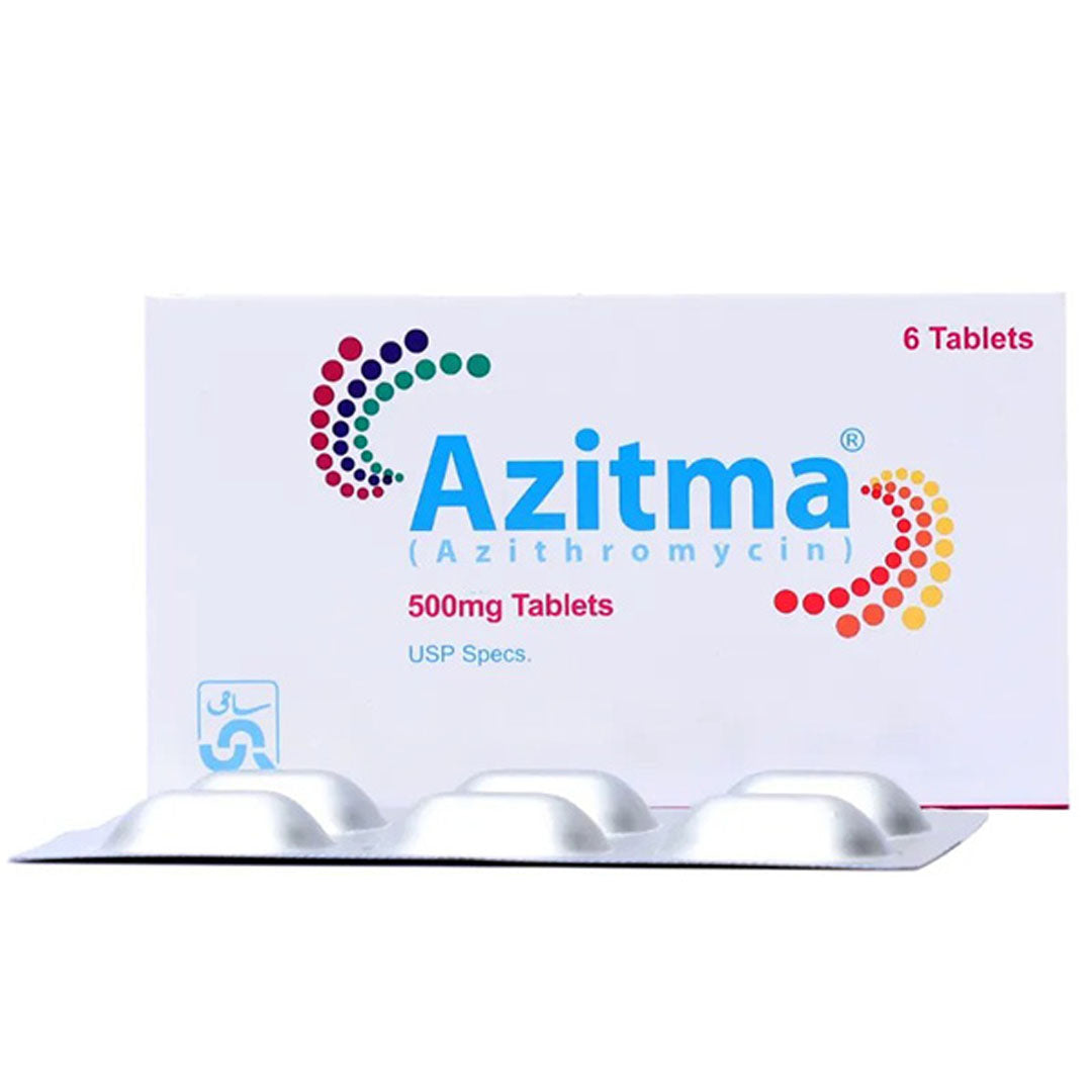 Azitma (Azithromycin) 500mg, 6 Ct - Sami Pharma