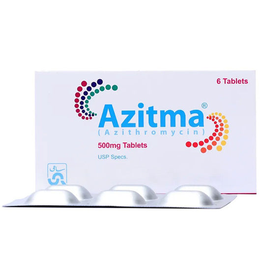 Azitma (Azithromycin) 500mg, 6 Ct - Sami Pharma
