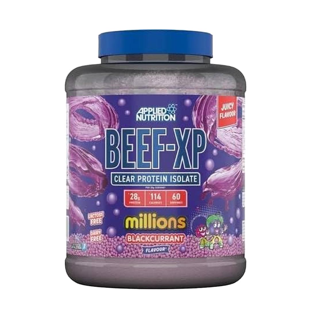 BEEF-XP Clear Beef Protein Isolate_Millions Blackcurrant_1.8kg-Applied Nutrition