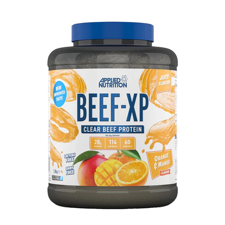 BEEF-XP Clear Beef Protein Isolate_Orange_Mango_1.8kg-Applied Nutrition