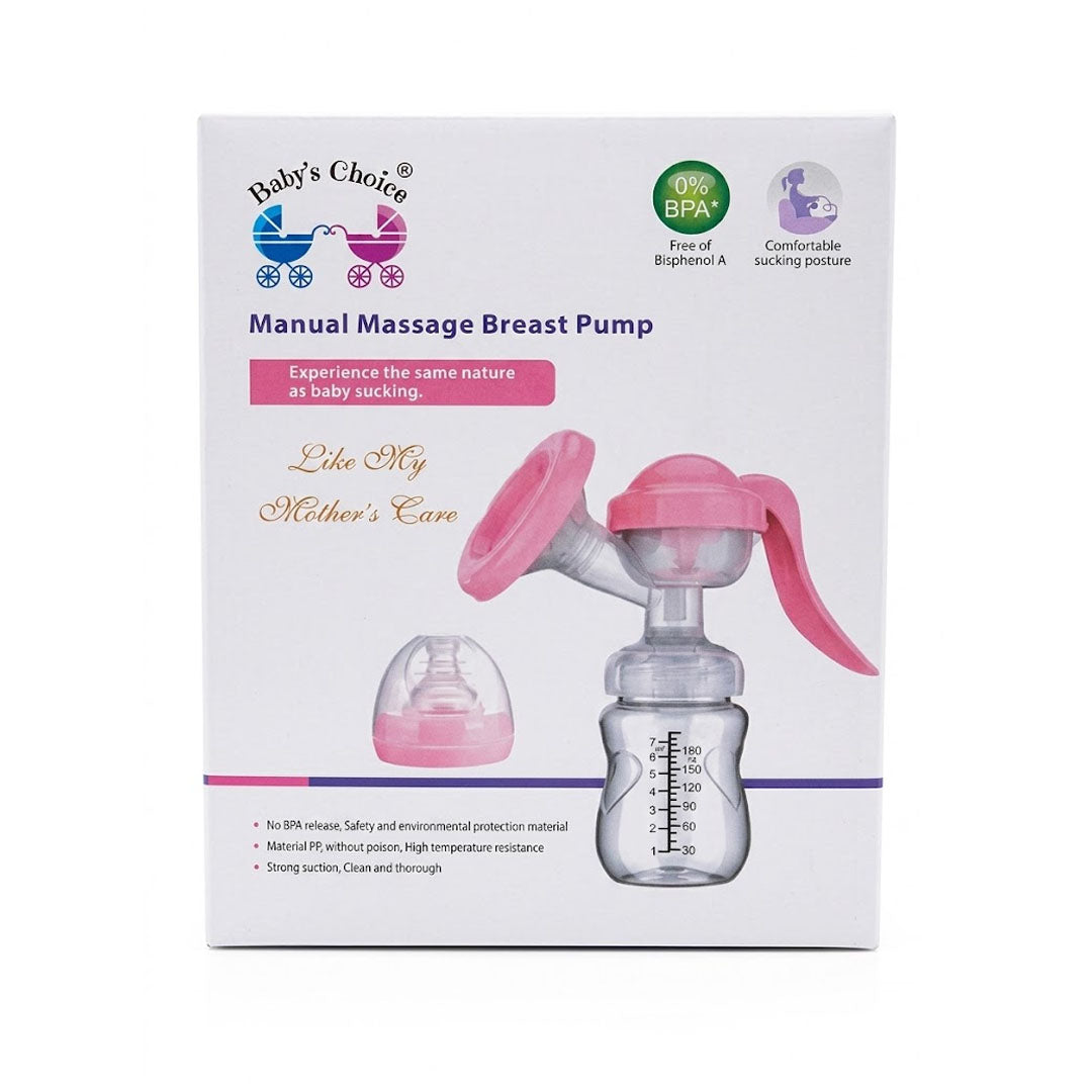 Baby's Choice Manual Massage Breast Pump