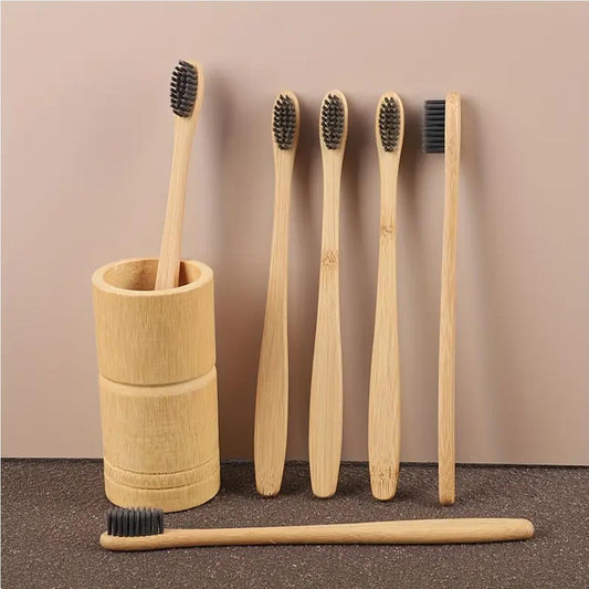 Bamboo Toothbrush Soft, 6 Ct