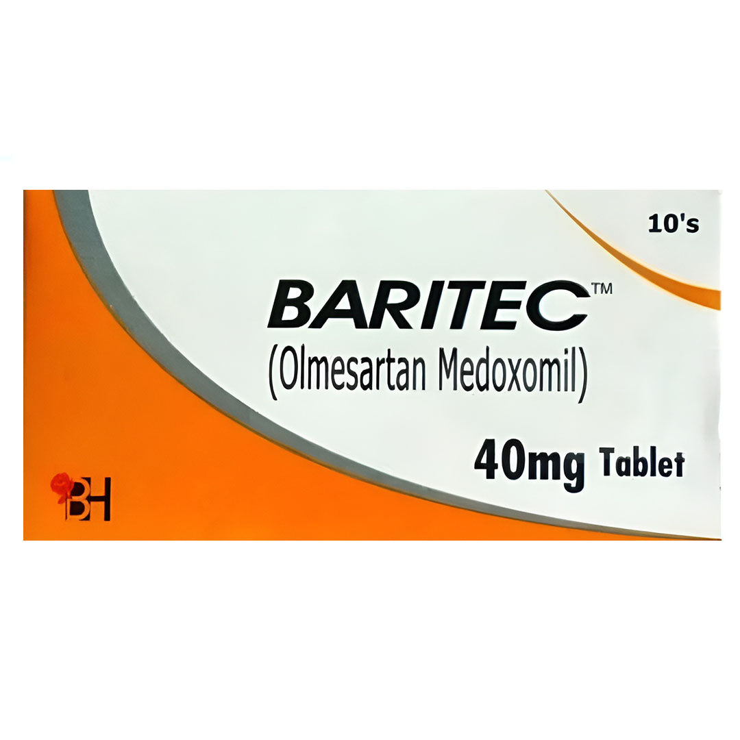 Baritec (Olmesartan) 40mg, 10 Ct - Barrett Hodgson