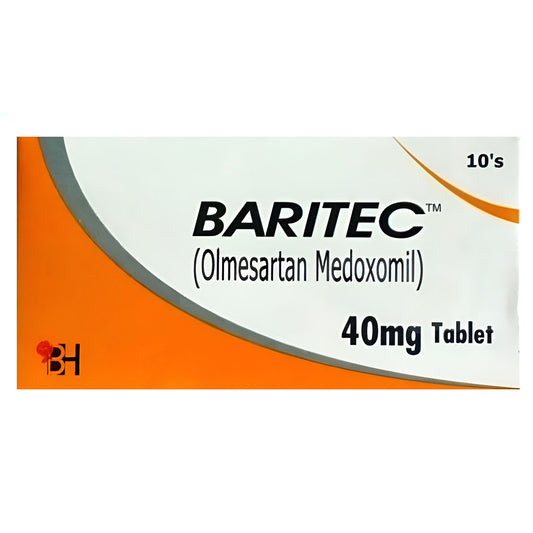 Baritec (Olmesartan) 40mg, 10 Ct - Barrett Hodgson