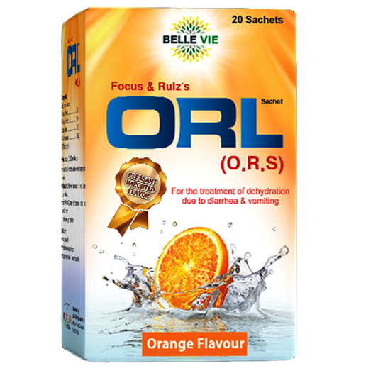 Belle Vie ORL (O.R.S) Orange Sachet, 30 Ct