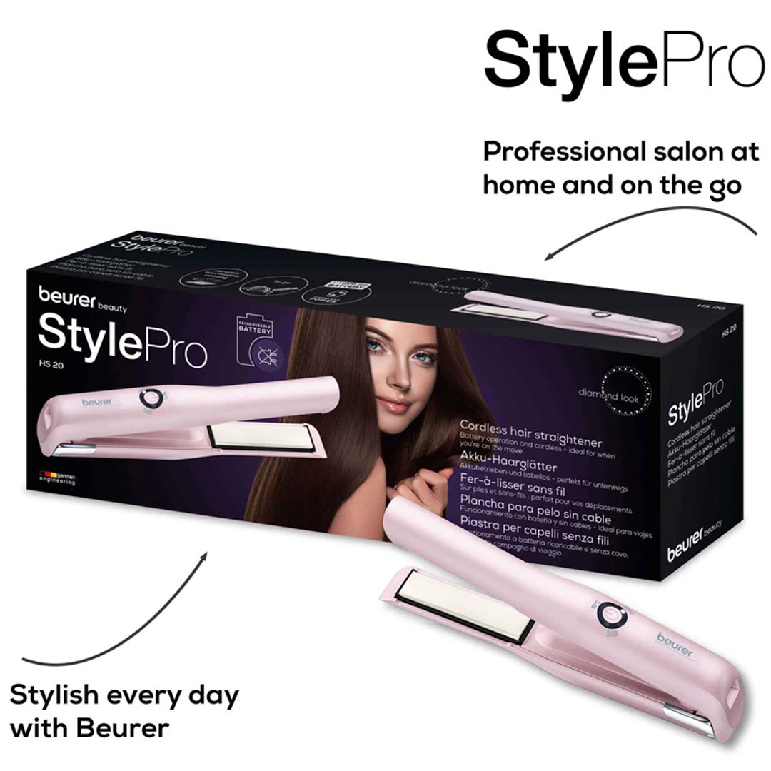Beurer Beauty Style Pro Cordless Hair Straightener HS-20