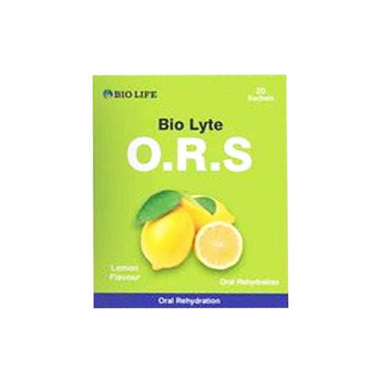 Bio Lyte O.R.S. Lemon Sachet, 20 Ct - Bio Life
