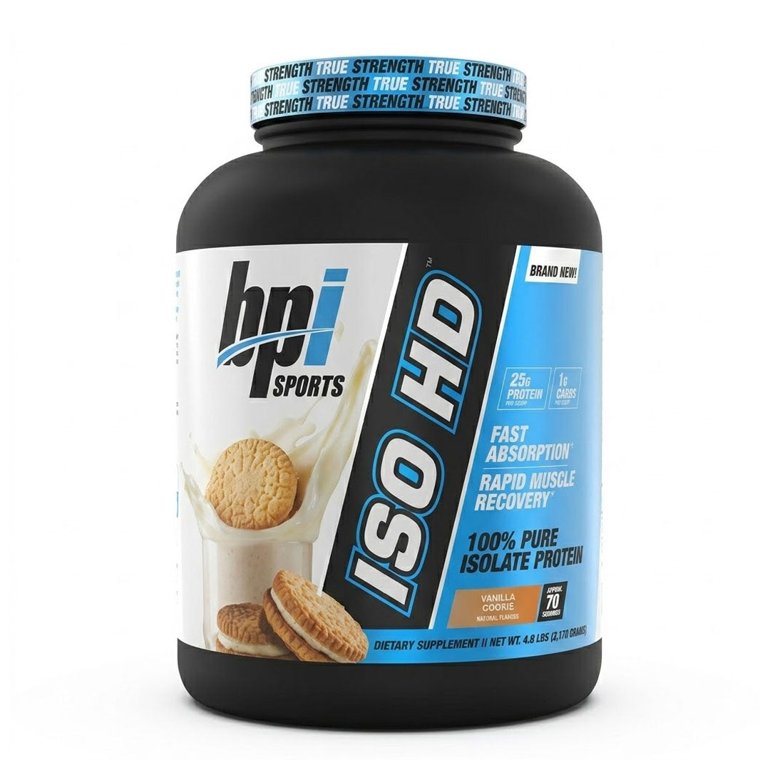 Bpi Sports ISO HD 100% Pure Isolate Protein (Vanilla Cookie), 4.8 Lbs