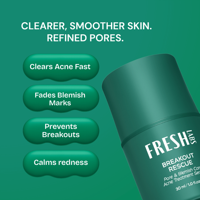 FreshLabs Breakout Rescue Acne Serum, 30ml
