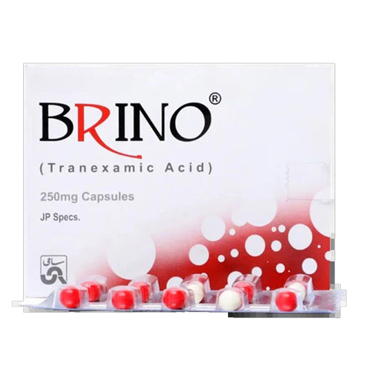 Brino (Tranexamic) 250 mg, 30 Ct - Sami Pharma