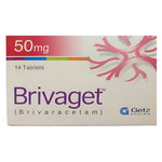 Brivaget (Brivaracetam) 50 mg, 14 Ct - Getz Pharma