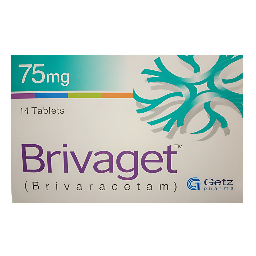 Brivaget (Brivaracetam) 75 mg, 14 Ct - Getz Pharma