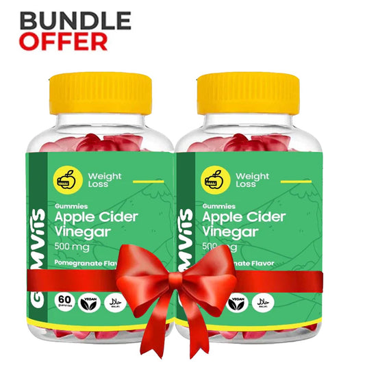 Gumvits Apple Cider Vinegar 500mg Gummies, 60 Ct