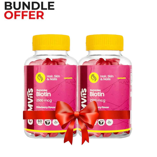 Gumvits Biotin 2500mcg Gummies, 60 Ct
