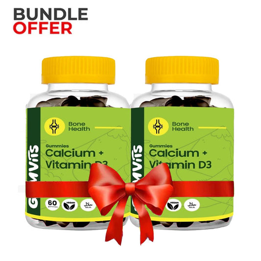 Gumvits Calcium & Vitamin D3  Gummies, 60 Ct