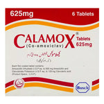 Calamox (Co-Amoxiclav) 625 mg, 6 Ct - Bosch