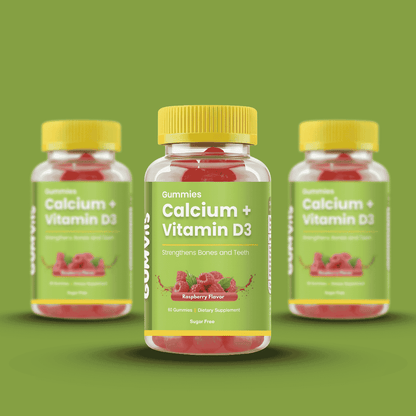 Gumvits Calcium & Vitamin D3 Gummies, 60 Ct