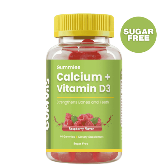 Gumvits Calcium & Vitamin D3 Gummies, 60 Ct