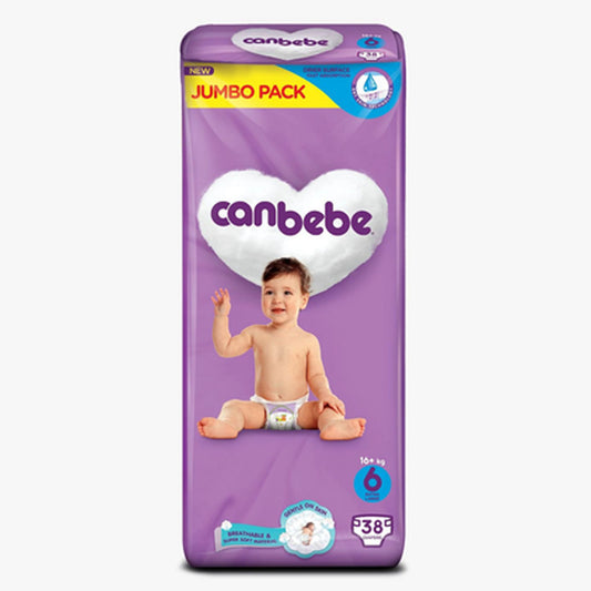 Canbebe Diapers Size 6 (Extra Large), 38 Ct
