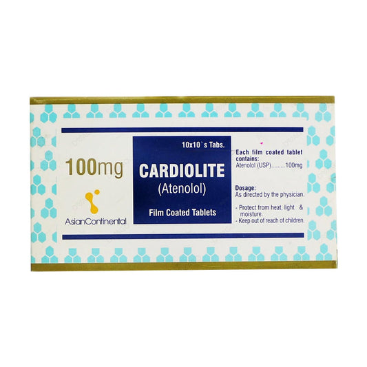Cardiolite Tablets 100 mg_100 Ct-Asian Continental