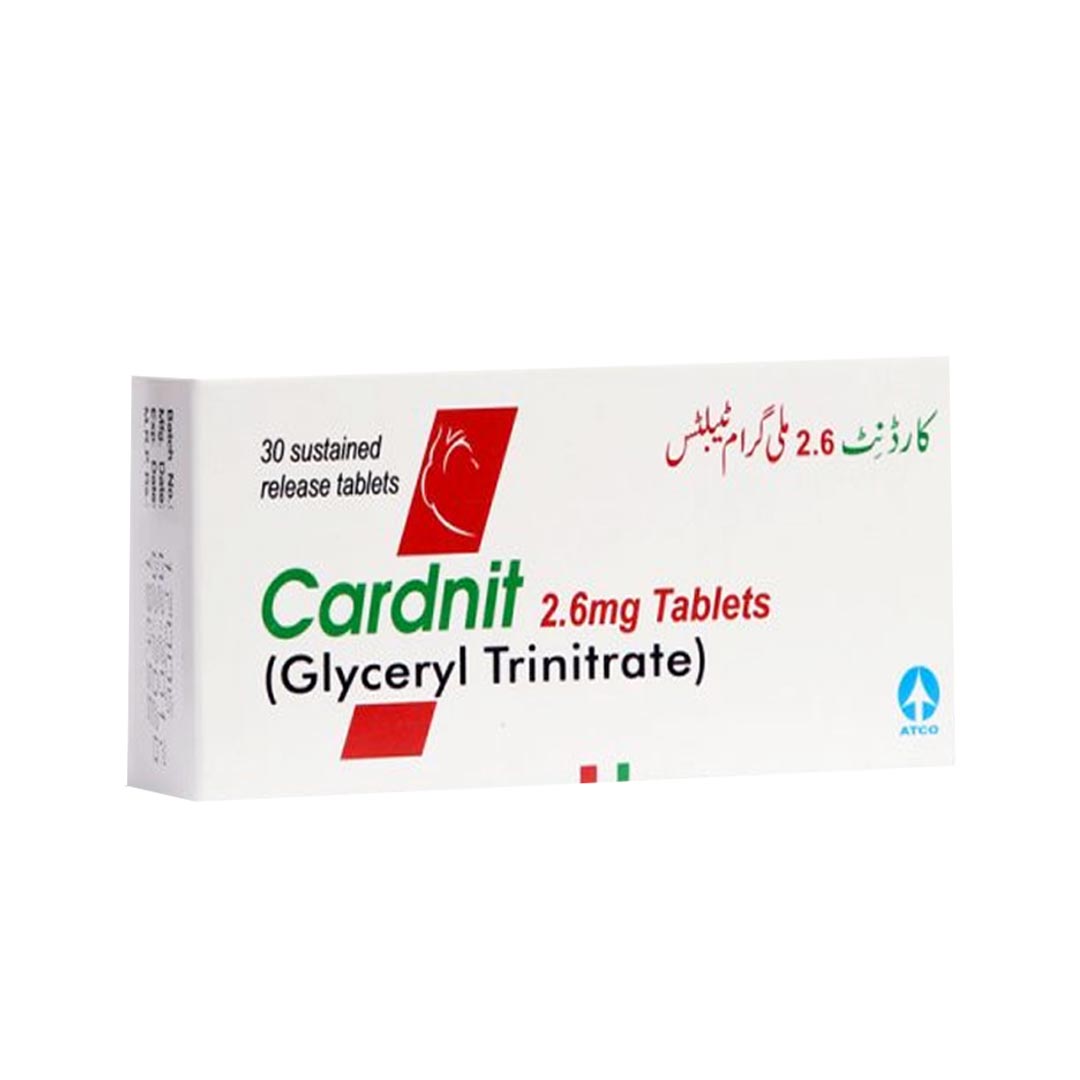 Cardnit Tablets 2.6mg, 30 Ct - ATCO