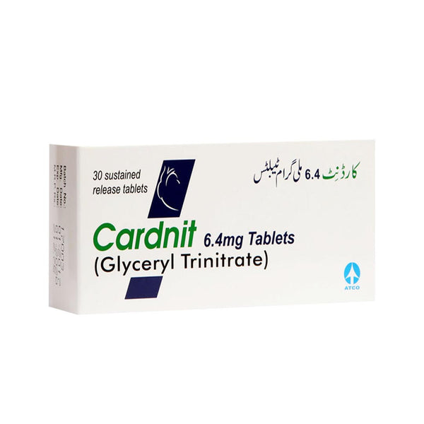 Cardnit Tablets 6.4mg, 30 Ct - ATCO