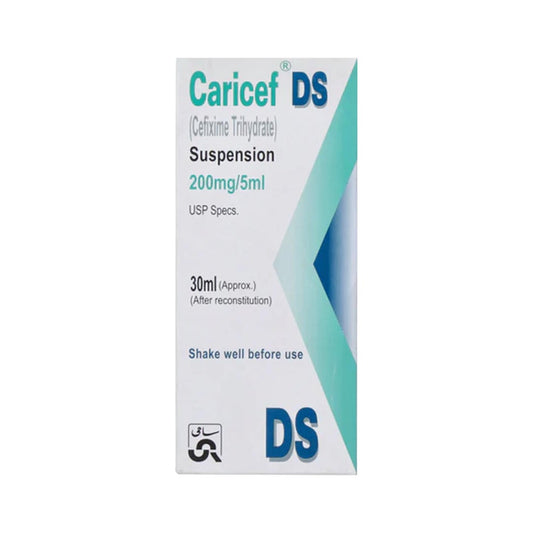 Caricef DS Susp 200mg/5ml, 30ml - Sami Pharma