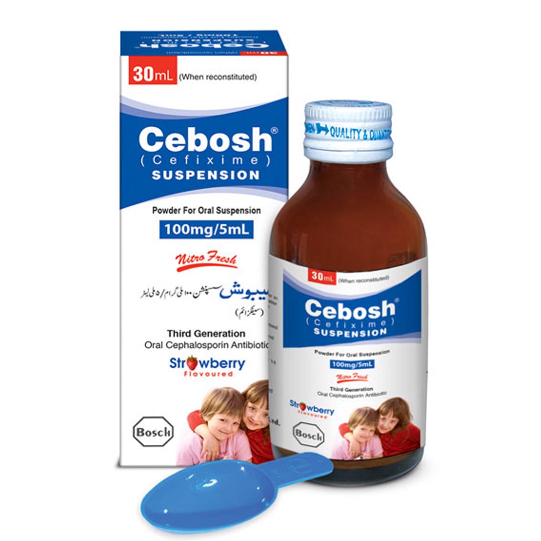 Cebosh Oral Suspension 100mg/5ml, 30ml - Bosch