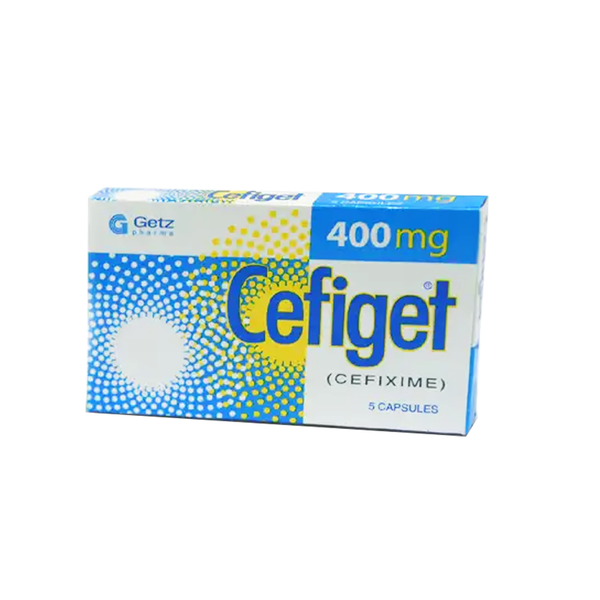 Cefiget Capsule 400mg, 5 Ct - Getz Pharma