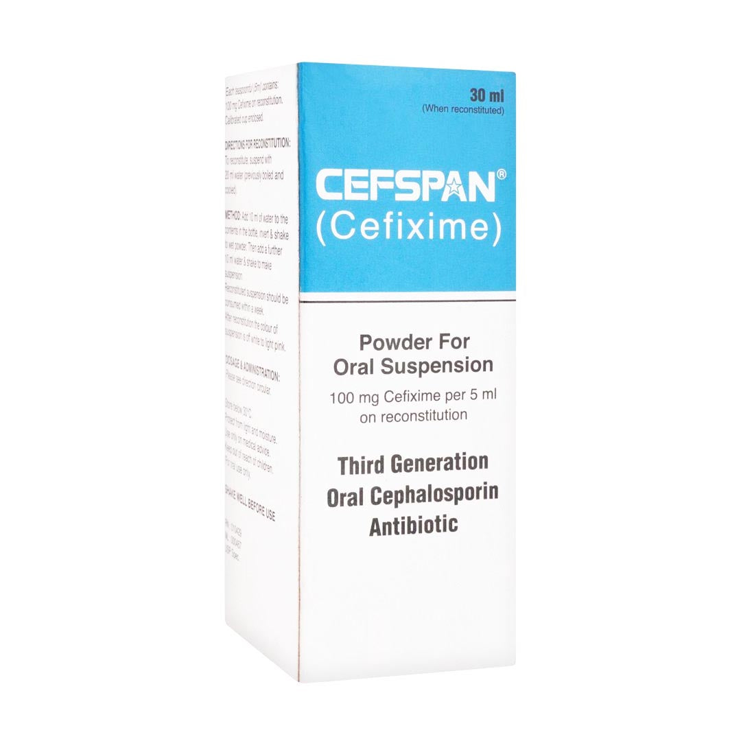 Cefspan Oral Suspension, 30ml - Barrett Hodgson