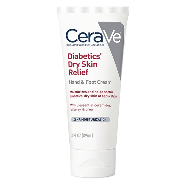 CeraVe Diabetics Dry Skin Relief Hand & Foot Cream, 89ml