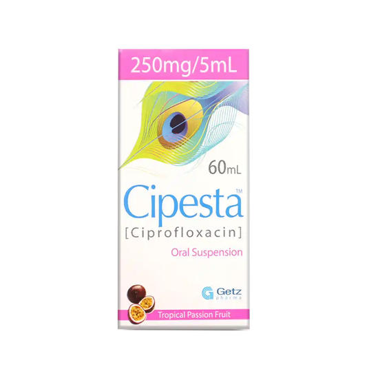 Cipesta Oral Suspension 250mg/5ml - Getz Pharma