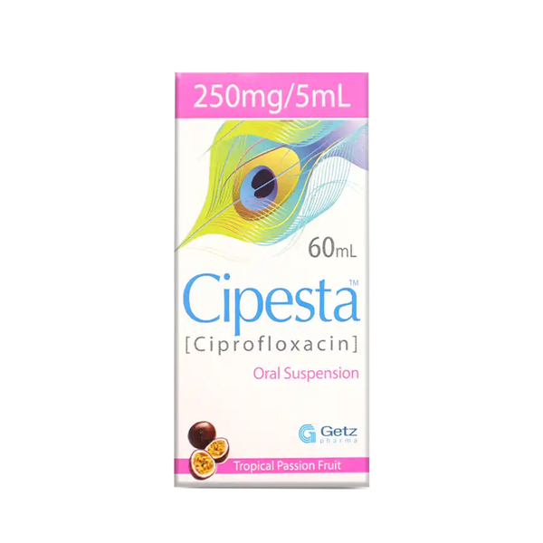 Cipesta Oral Suspension 250mg/5ml - Getz Pharma