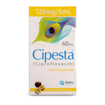 Cipesta (Ciprofloxacin) Oral Suspension 125mg/5ml - Getz Pharma