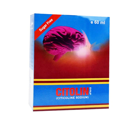 Citolin (Citicoline) Syrup Sugar Free, 60ml - Global Pharma