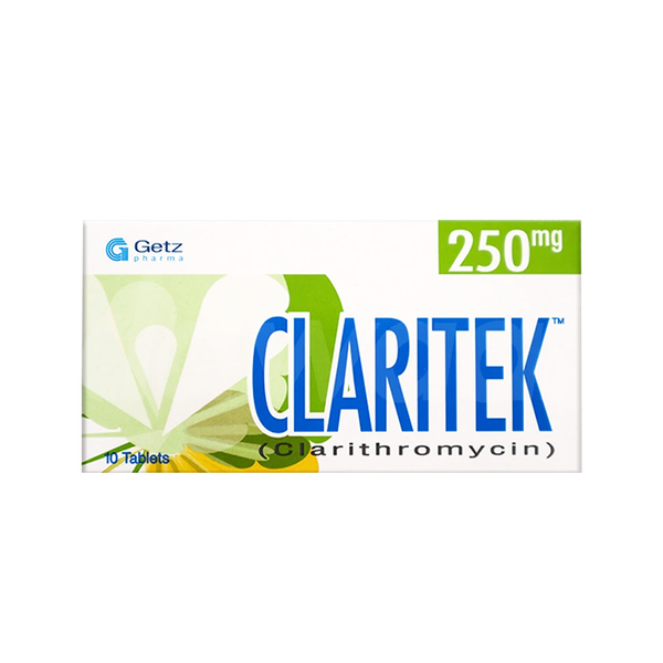 Claritek Tablet 250mg, 10 Ct - Getz Pharma