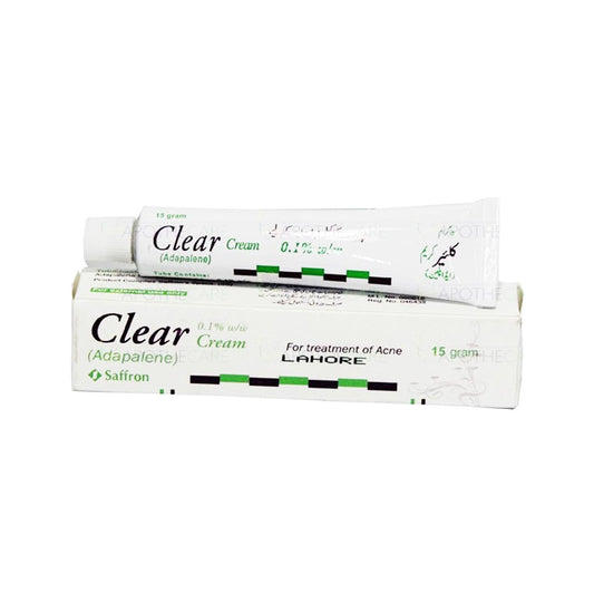 Clear Cream 0.1%, 15g - Saffron