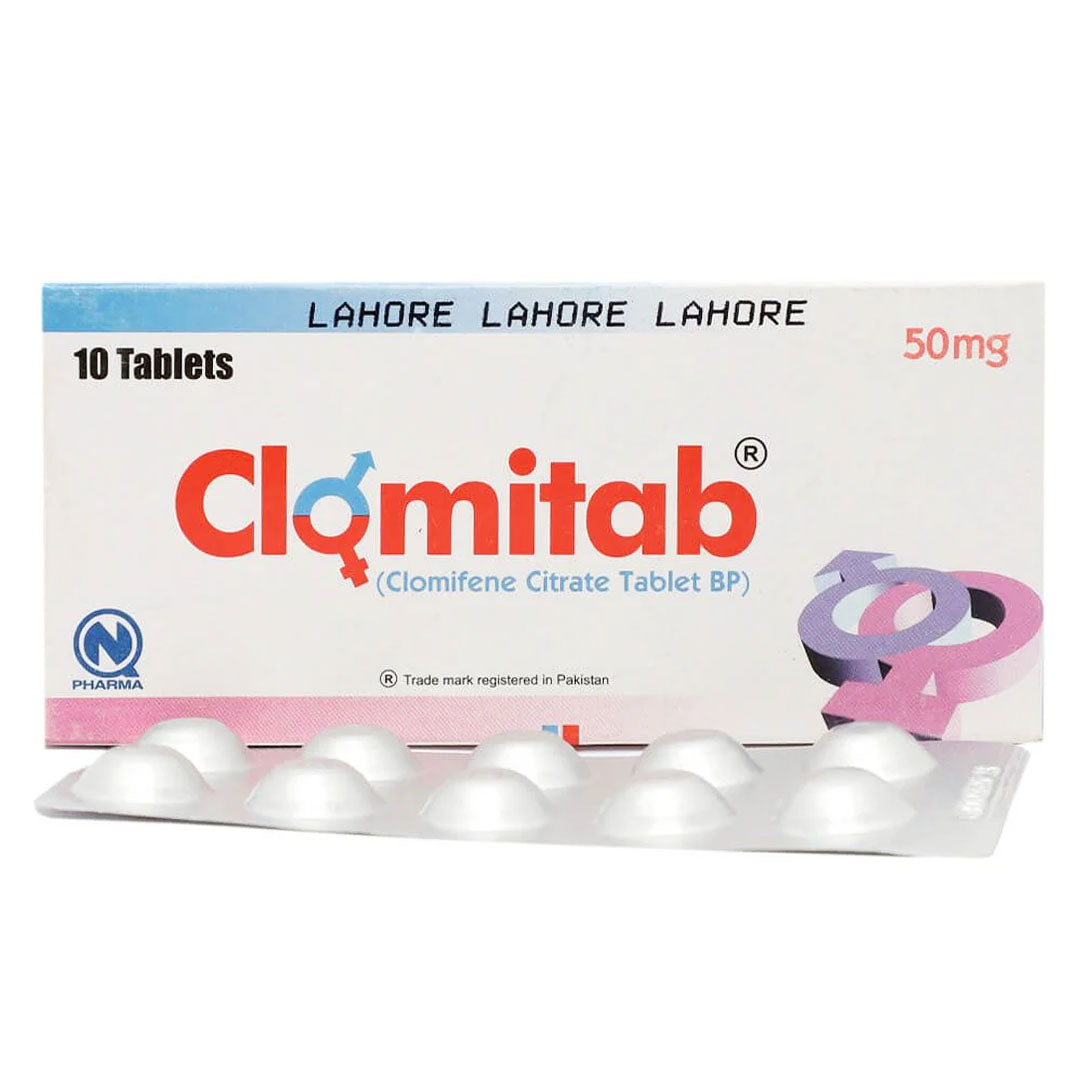 Clomitab (Clomifene) 50 mg, 10 Ct - Nabiqasim