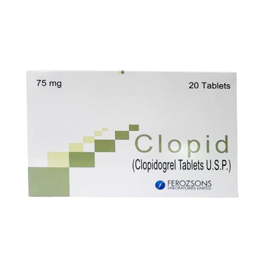 Clopid 75mg, 20 Ct - Ferozsons