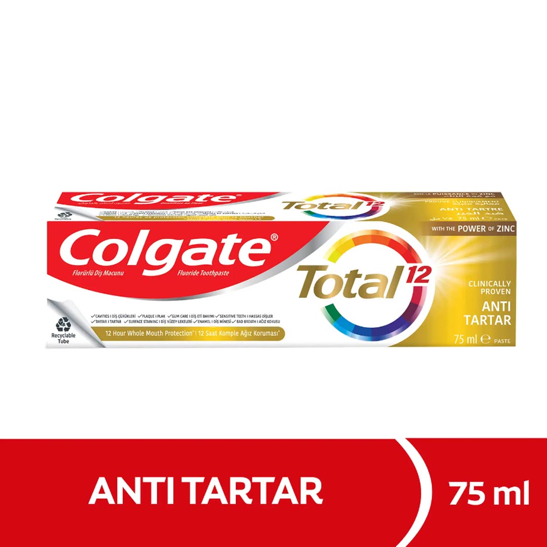 Colgate Total 12 Anti Tartar Toothpaste_75ml
