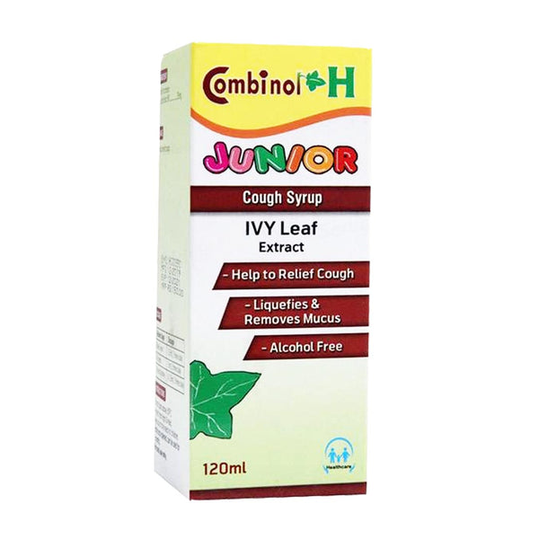 Combinol H Junior Cough Syrup with Ivy Leaf, 120ml - ATCO