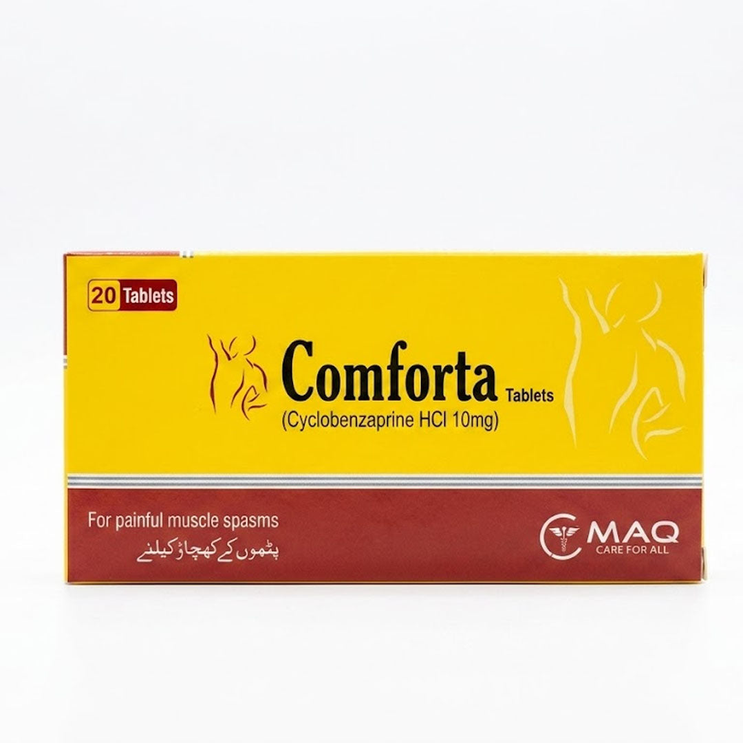 Comforta (Cyclobenzaprine) 10 mg, 20 Ct - Genome Pharma