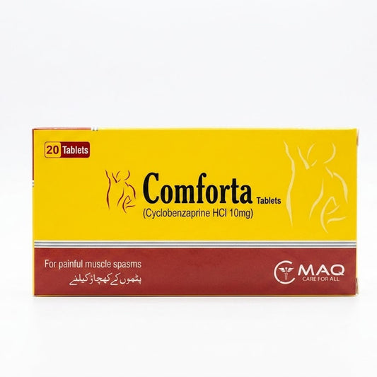 Comforta (Cyclobenzaprine) 10 mg, 20 Ct - Genome Pharma