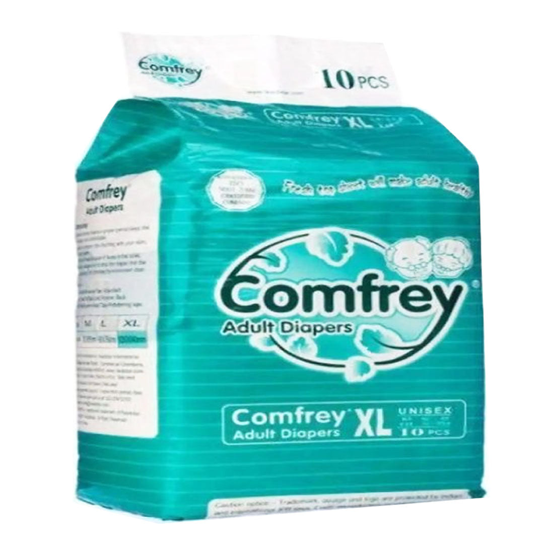 Comfrey Adult Diapers Extra Large, 10Ct